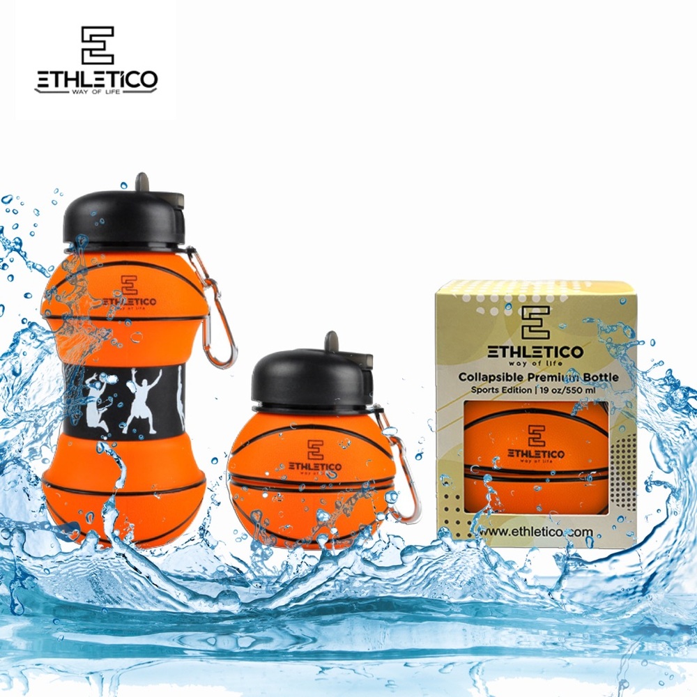 Collapsible Basketball 🏀 Shaped Water Bottle